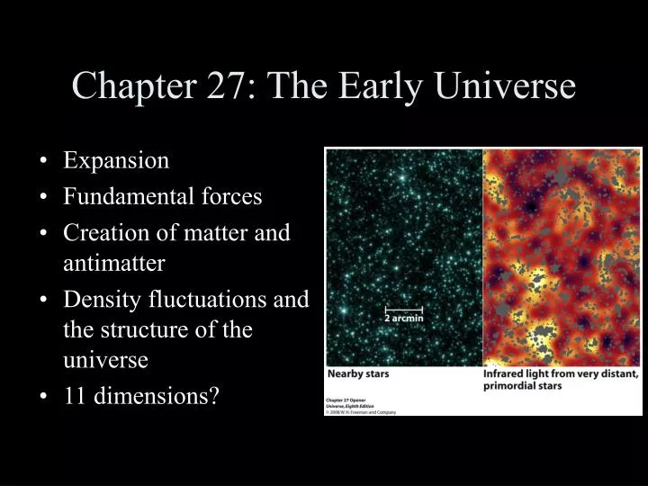 chapter 27 the early universe