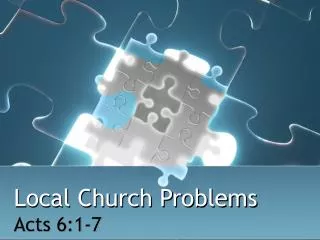 Local Church Problems
