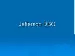Jefferson DBQ - slide 1