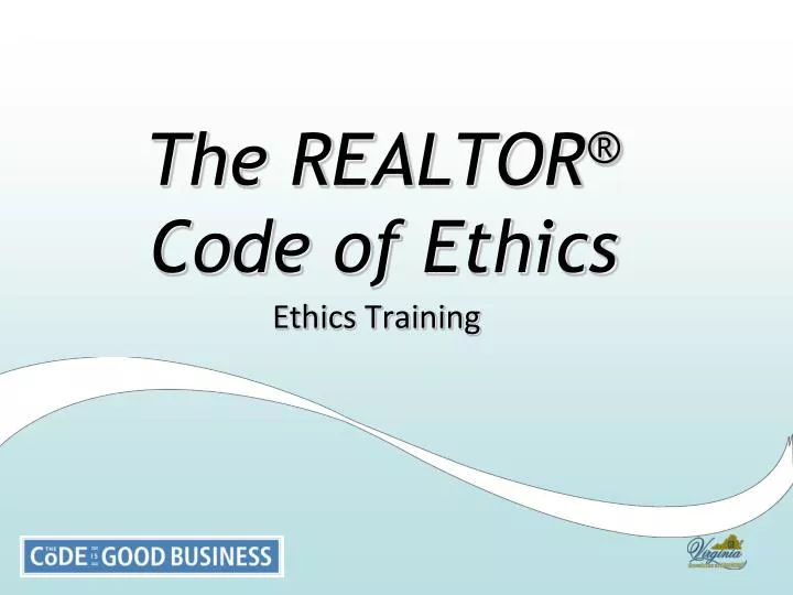 the realtor code of ethics
