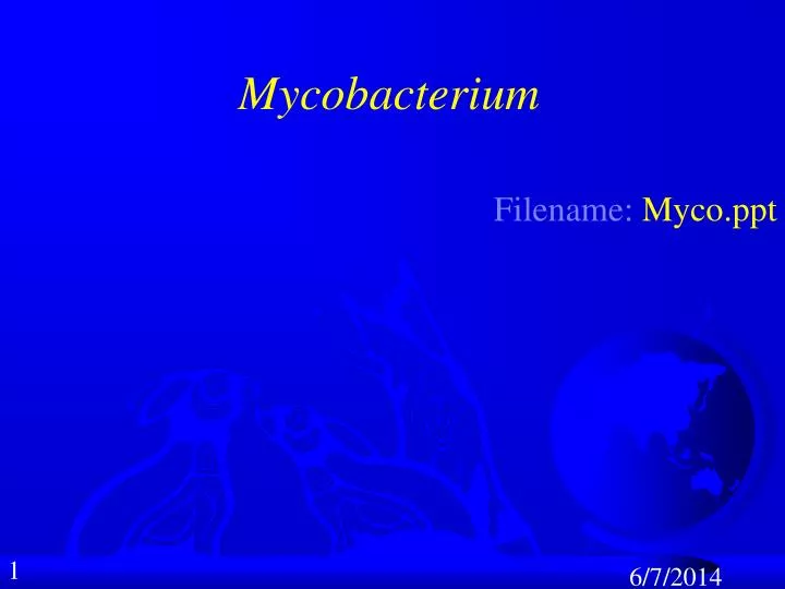 mycobacterium