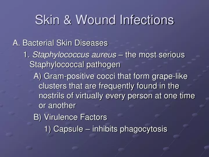skin wound infections