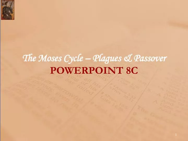 the moses cycle plagues passover powerpoint 8c