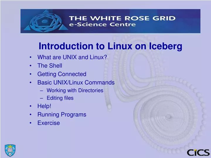 introduction to linux on iceberg