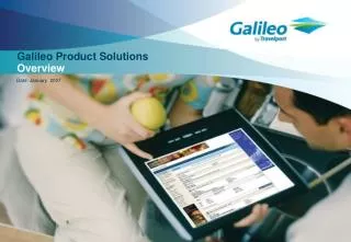 Galileo Product Solutions Overview