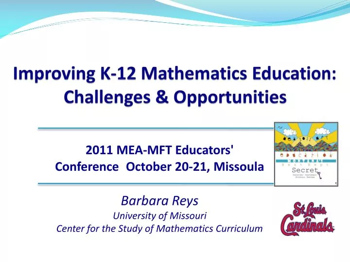 improving k 12 mathematics education challenges opportunities