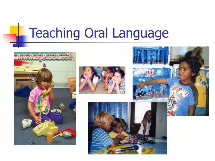 teaching oral language