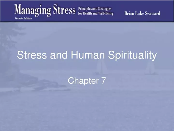 stress and human spirituality