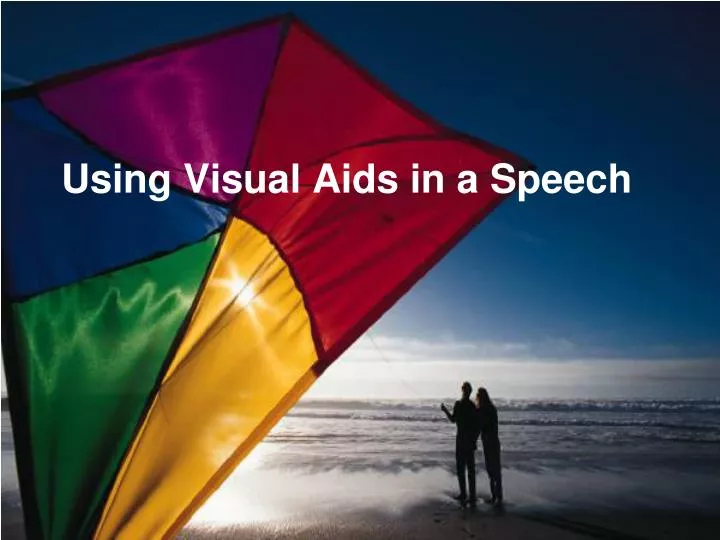 using visual aids in a speech