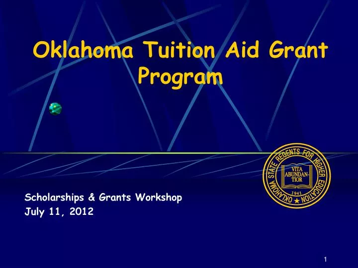oklahoma tuition aid grant program