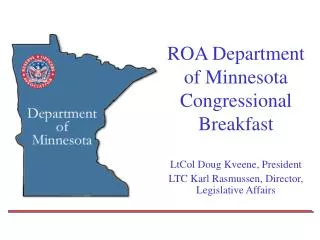 ROA Department of Minnesota Congressional Breakfast