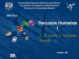 recursos humanos i