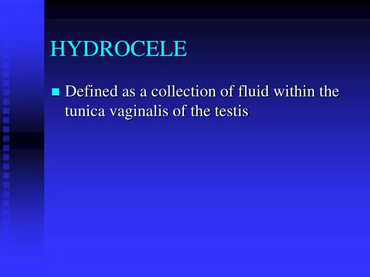 hydrocele