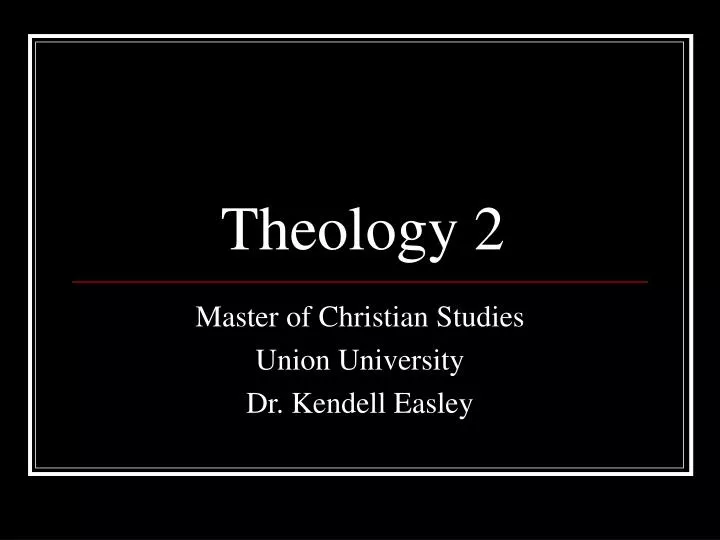 theology 2
