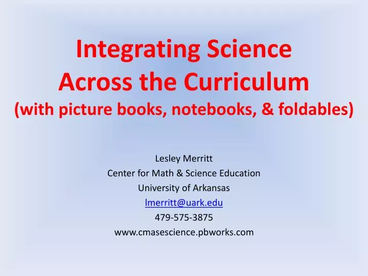 integrating science across the curriculum with picture books notebooks foldables