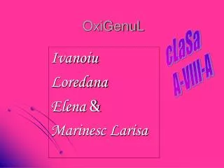 oxigenul