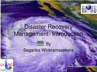 Disaster Recovery Management- Introduction
