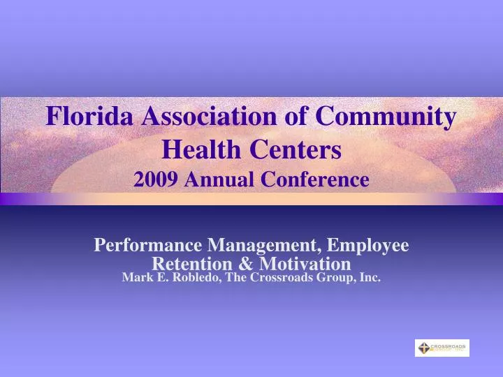 florida association of community health centers 2009 annual conference