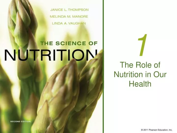 PPT - The Role of Nutrition in Our Health PowerPoint Presentation, free ...