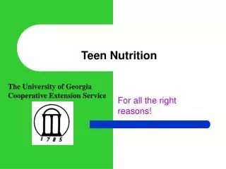 Teen Nutrition