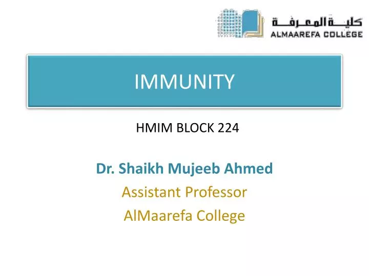 immunity
