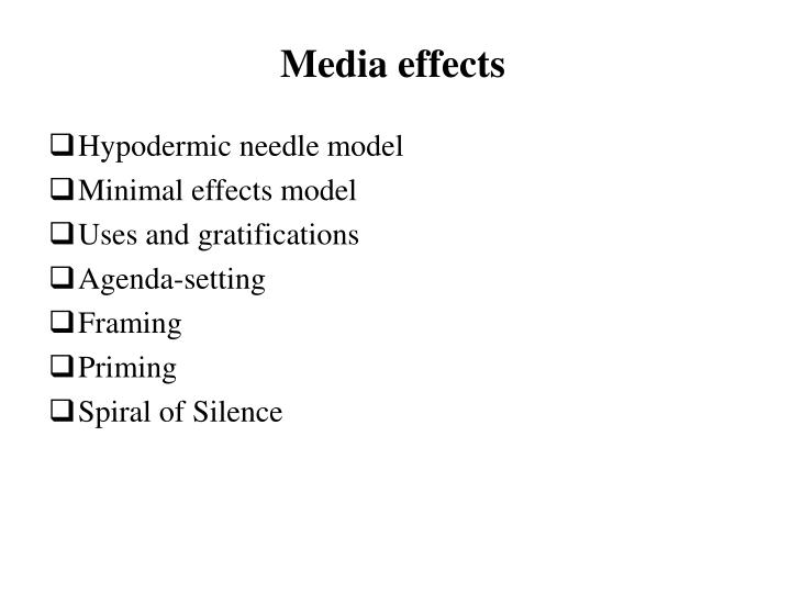 media effects
