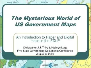 The Mysterious World of US Government Maps