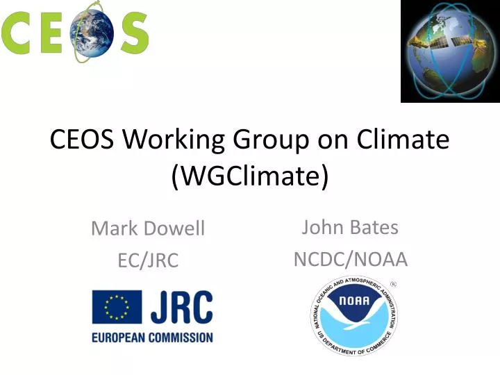 ceos working group on climate wgclimate