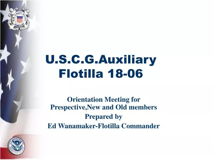u s c g auxiliary flotilla 18 06