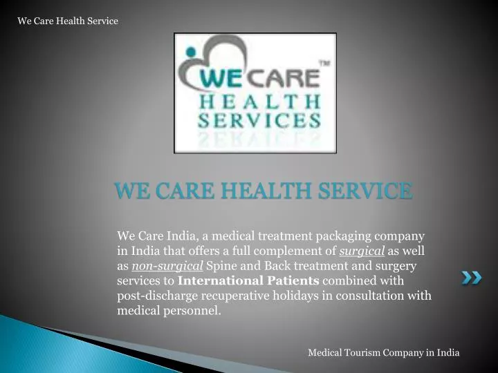 we care health service