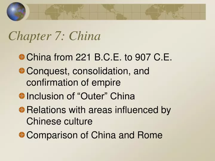 chapter 7 china