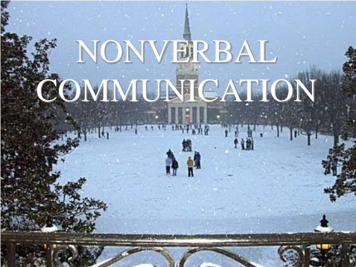 nonverbal communication