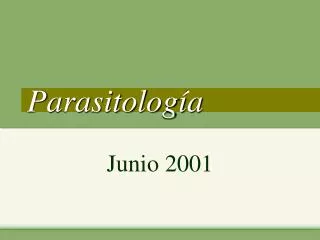 parasitolog a