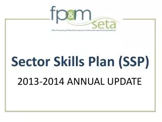 Sector Skills Plan (SSP)