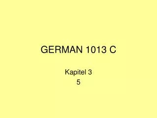 GERMAN 1013 C