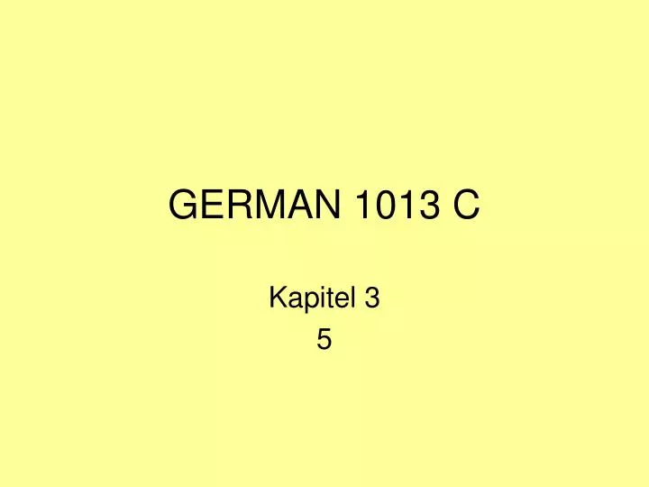 german 1013 c