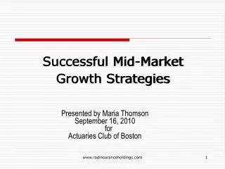 Successful Mid-Market Growth Strategies