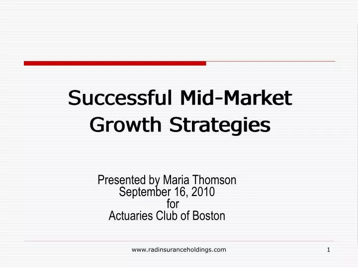 successful mid market growth strategies