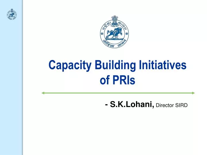 capacity building initiatives of pris