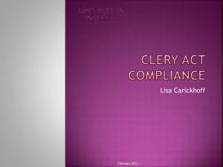 Clery Act Compliance