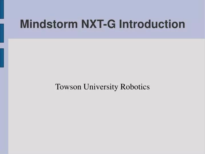 towson university robotics