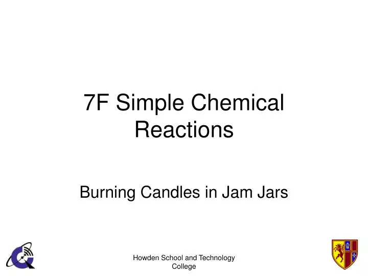 7f simple chemical reactions