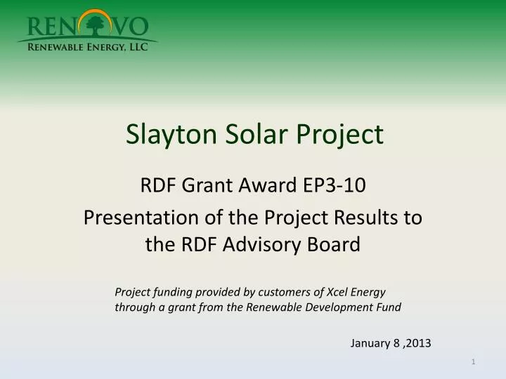 slayton solar project