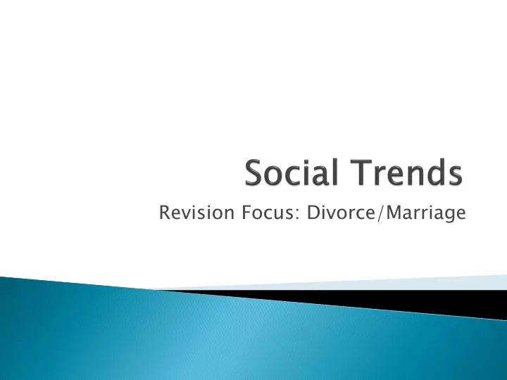 social trends