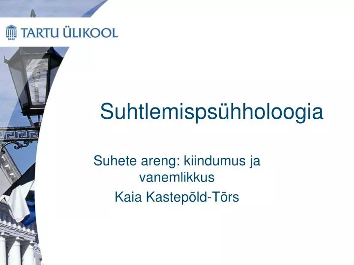 suhtlemisps hholoogia