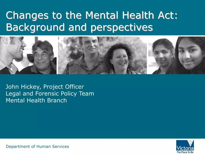 changes to the mental health act background and perspectives