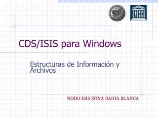 cds isis para windows