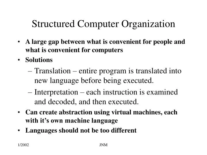 structured computer organization