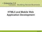 PPT - Mobile Web Application Development PowerPoint Presentation, free ...