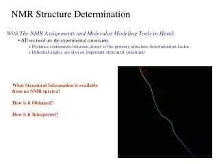 NMR Structure Determination